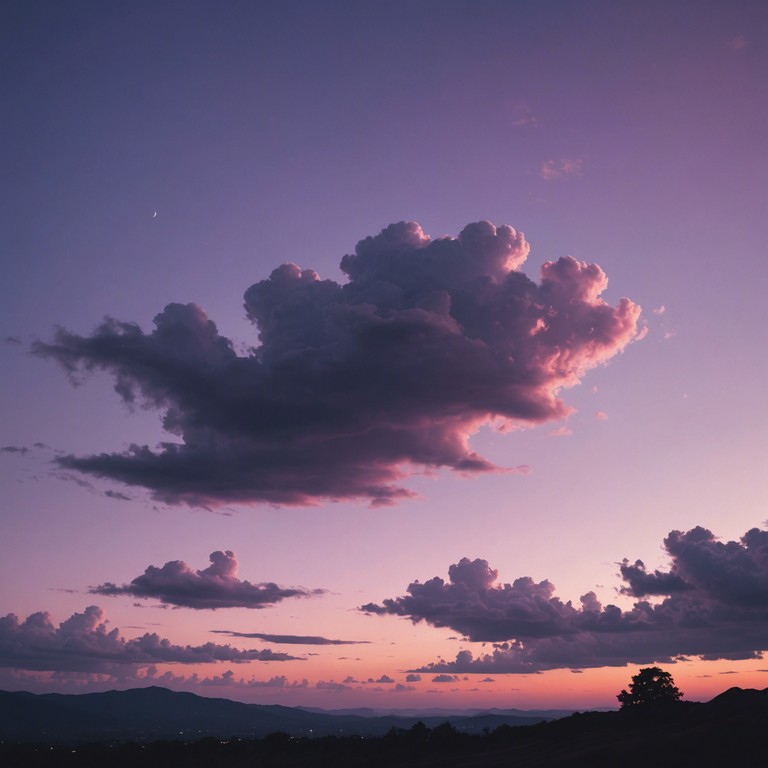 Imagine an evening where the sunset casts a golden hue across the sky, and the soft rustle of leaves creates a dance of shadows and light. This music captures that essence, providing a backdrop for moments of quiet contemplation or gentle reading.