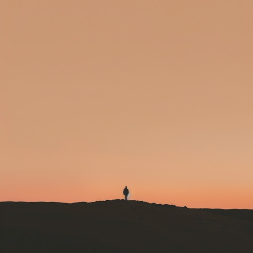 A soulful and haunting instrumental capturing the melancholic loneliness of wandering through an empty desert. The middle eastern soundscape, dominated by the oud, evokes a profound sense of solitude and yearning in an expansive, desolate world.