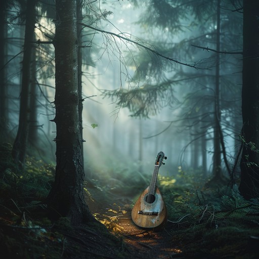 Echoes in the mist transports listeners back to an age of chivalry and mystery. The lute’s mournful plucking harmonizes with the melancholic narrative of ancient stories and forsaken spirits whispering through the corridors of time, inviting a deep reflective experience.