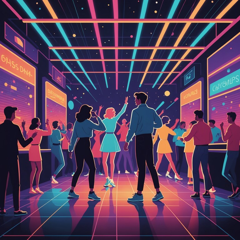 Feel the city pulse with rhythmic beats and sparkling synths, perfect for any downtown party or vibrant urban gathering.