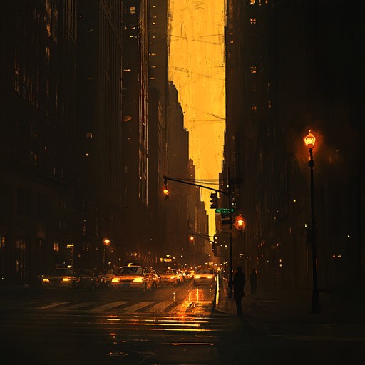 Picture a soothing, late night soundscape with yearning melodies that transport you to dimly lit streets. Using the rich, nostalgic tones of chill jack swing, this instrumental piece evokes a sense of longing and reflection. Perfect background music for an introspective evening.