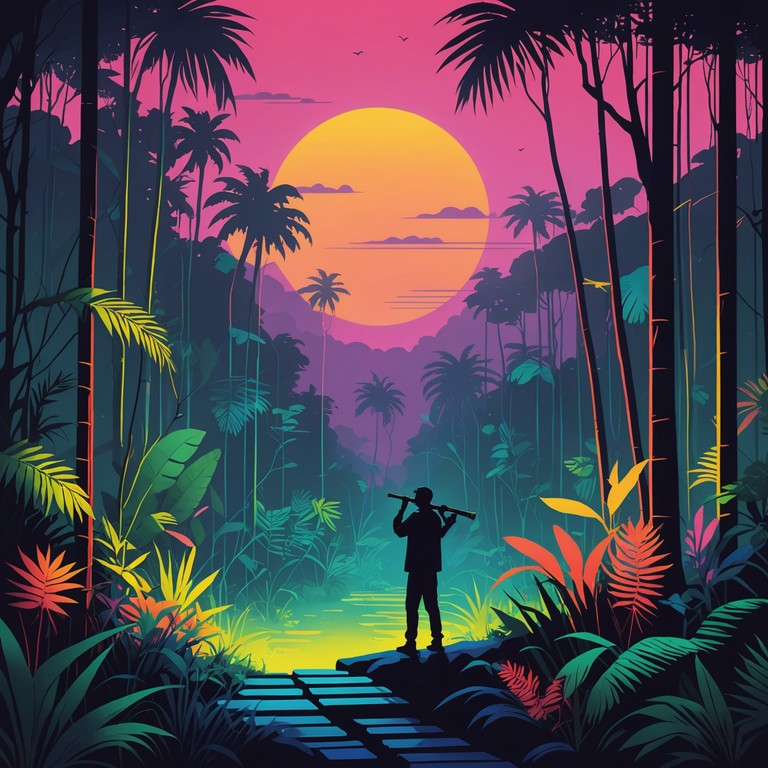 Capturing the essence of a twilight journey through an electronically enchanted forest, 'twilight echoes tropics' melds the ethereal sounds of exotic flutes with the era defining electronic beats and synth pads of the 1980s. An exploration of texture and rhythms that feels both familiar and thrillingly new.