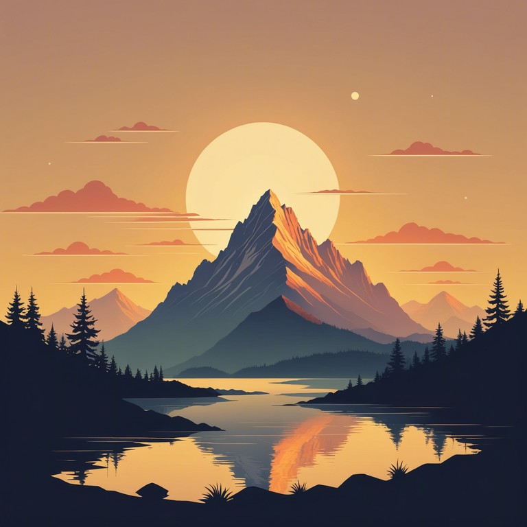 This piece combines lush traditional asian instruments with the pulsing rhythms of modern electronica. The music encapsulates the serene and awe inspiring beauty of a mountain at dawn, slowly building up to reflect the rising sun’s energy. The track features a blend of delicate string arrangements and bold electronic beats, creating a soundscape that is both uplifting and grounding.