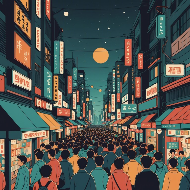 Imagine the pulse of seoul’s nightlife translated into music; this track embodies the lively energy and dynamic beats that paint the metropolitan's vibrant life at night.