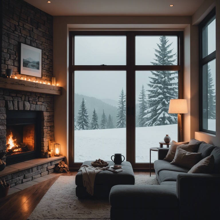 Imagine a soft snowfall and a cozy fireplace, where the tranquility of a winter's holiday evening is captured through the mellow sounds of a classical guitar. Tender harmonies intertwine with gentle plucking that reflects the peaceful and serene landscape of a snowy december. It's a perfect piece for background music during a holiday gathering or a reflective moment alone.