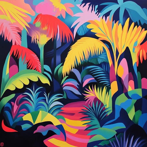 A mesmerizing blend of traditional cumbia and psychedelic sounds, creating an immersive jungle inspired experience. Enchanting and exotic, this instrumental captivates with rhythmic beats and floating synths.