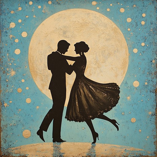 A mesmerizing waltz featuring a gentle piano melody and lush string arrangements that evoke the timeless charm of a moonlit dance. The music captures the romantic and elegant ambiance of a beautiful ballroom, where every step is filled with grace and love.