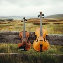 emotional country instrumental featuring expressive fiddle over guitar backdrop