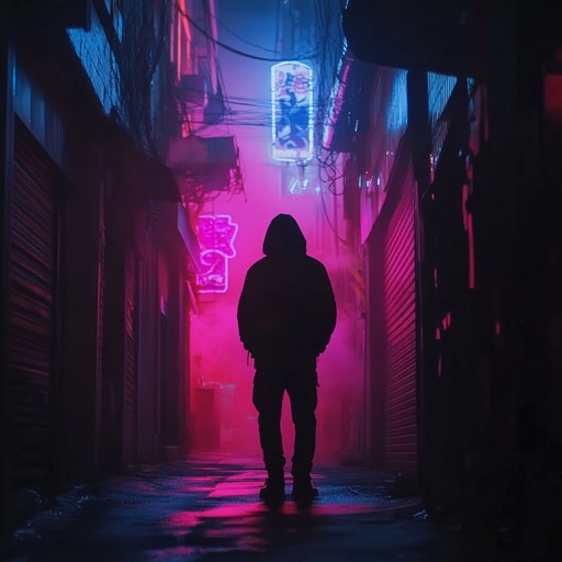 An instrumental k pop track that blends sleek electronic beats with haunting melodies, creating a dark and alluring atmosphere reminiscent of the city's hidden underworld. The song builds tension through layered synths and percussive elements, leading listeners through a journey of mystery and suspense.