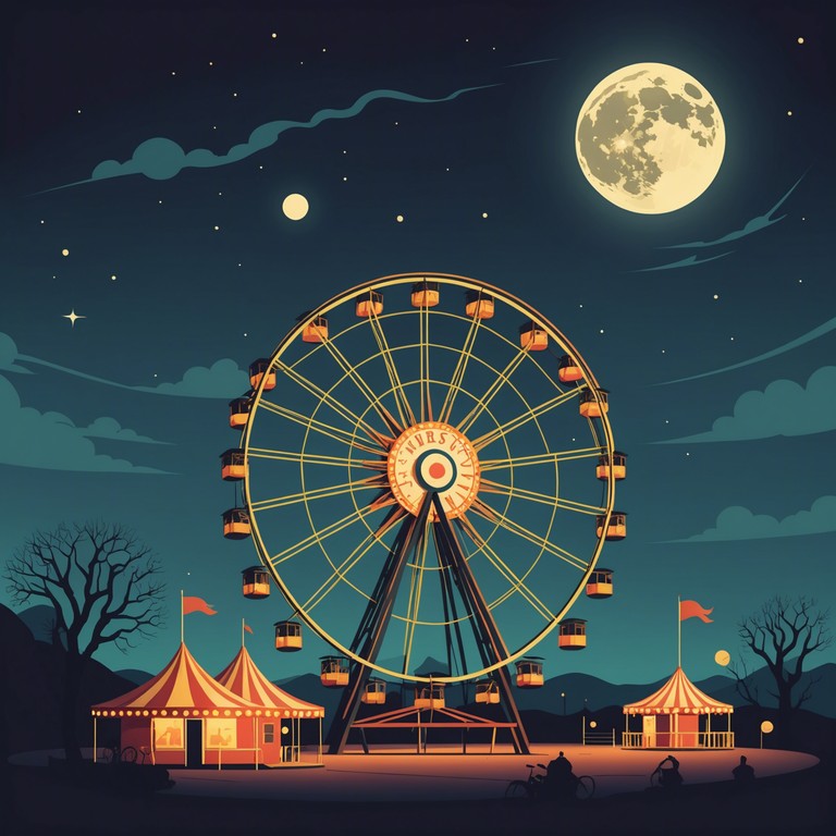 This track features an enigmatic journey into a haunted carnival, where the traditional polka rhythms intertwine with a spine chilling atmosphere, creating a sense of unease and intrigue. The music sways and accelerates, mimicking the unpredictable movements of shadowy figures dancing in the flickering lamplight of an abandoned amusement park.