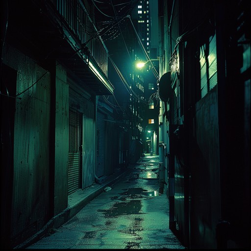 Imagine walking through a dimly lit alleyway at night, the heartbeat of the city echoing in your ears as you feel the tension around you. The sinister yet rhythmic beats paint a picture of mystery and unease, combining deep bass and sharp percussive elements to mimic the sounds of hidden threats and lurking shadows. It's suspenseful and ominous, perfect for setting a dark and moody atmosphere.