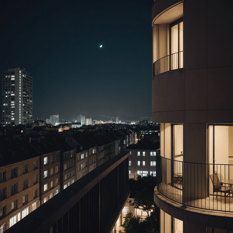 A heartwarming piece that uses the calming tones of an acoustic guitar to illustrate the tranquil side of urban evenings, providing a soothing backdrop for personal reflection or a peaceful night walk.