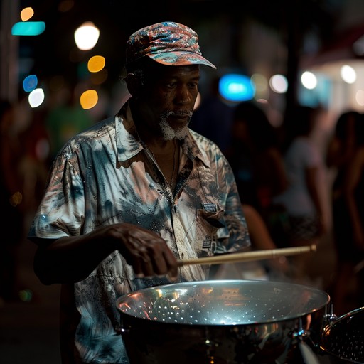 Dive into an electrifying calypso experience, infused with a raw, gritty texture that captures the heart of caribbean nightlife. Gritty island beat melds the vibrant rhythms of traditional steelpan with the ruggedness of live street performance, creating a unique soundscape that pulsates with energy and authenticity. This track is a celebration of resilience and joy, perfect for setting a lively, adventurous mood.