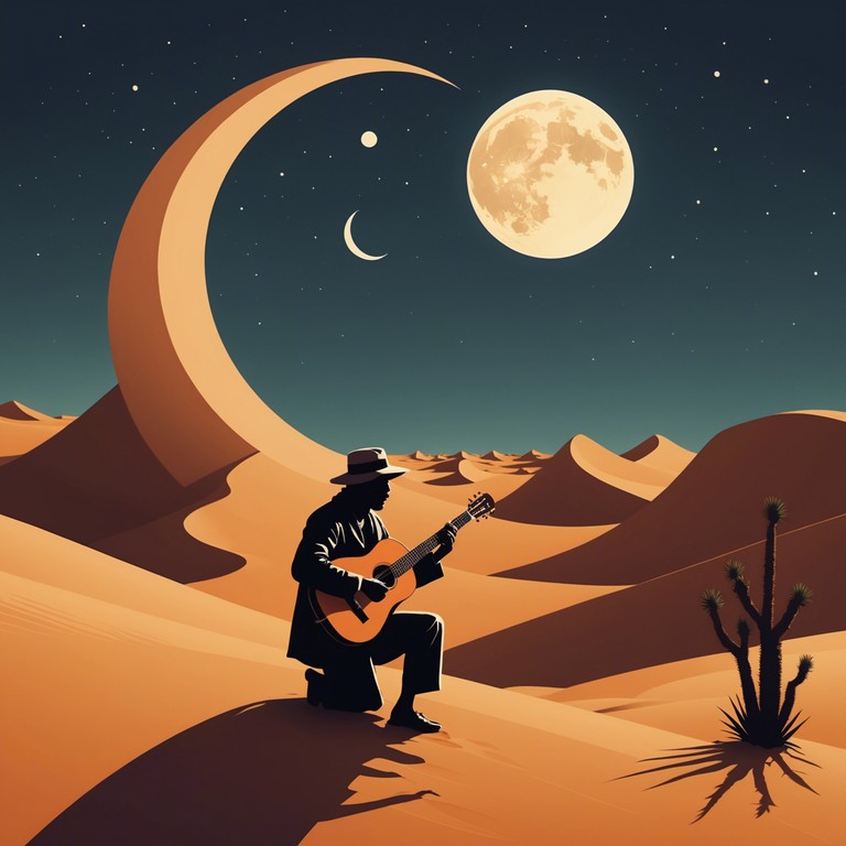 Echoes of desert moon takes the listener on a nocturnal journey through the sands of the sahara, where the timeless sound of the oud plays under a canopy of stars, evoking feelings of romance and mystery that resonate deep within the soul.