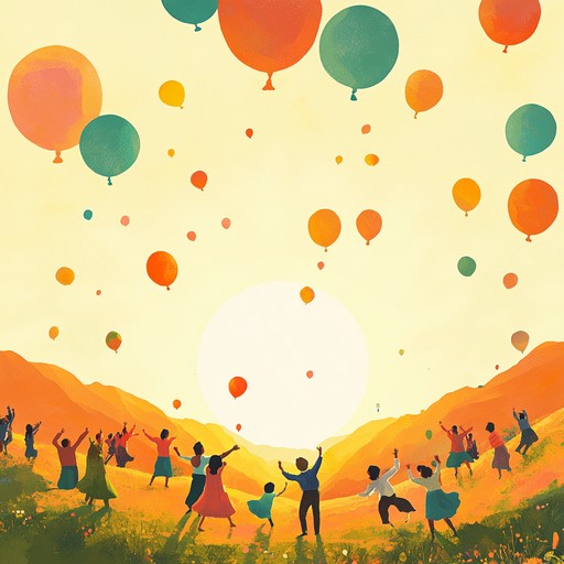 An instrumental opera piece that embodies the exuberance of a joyful gathering, blending uplifting melodies with rich orchestration to evoke feelings of pure happiness and celebration.