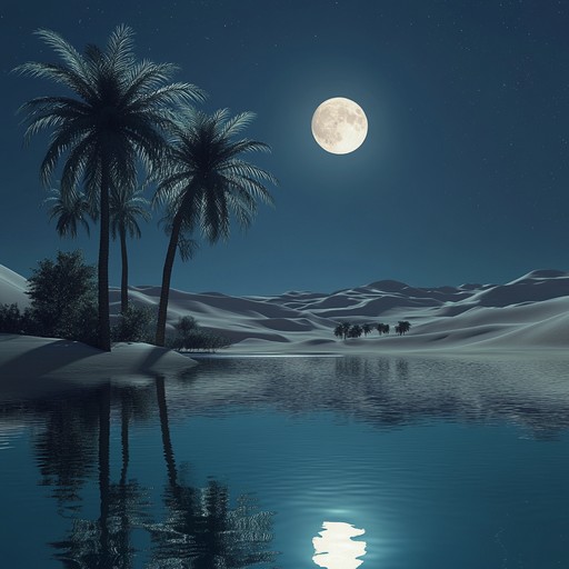 This instrumental piece weaves together the haunting sounds of the oud with ambient layers, creating a mystical atmosphere that transports listeners to serene desert landscapes under a starry sky.
