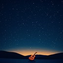 an instrumental blues piece evoking tranquility under moonlight