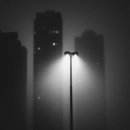 Imagine a peaceful yet haunting fog enveloping an urban nightscape, each note from the saxophone echoing against towering skyscrapers. This track layers atmospheric textures with chillstep beats to create a captivating, enigmatic auditory experience.