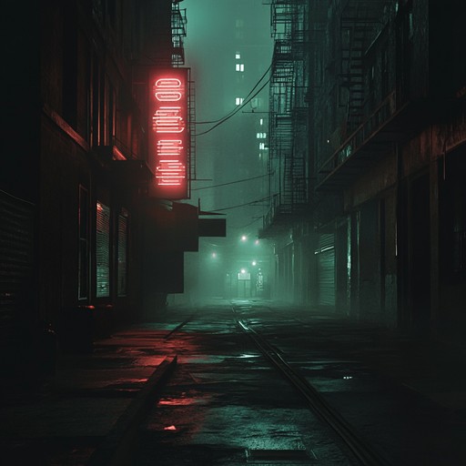 An ominous, bass heavy instrumental hip hop track with atmospheric elements that injects a sinister feel, making it perfect for dark and gritty urban scenes