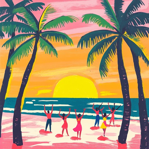 This instrumental song blends traditional cumbia rhythms with lively percussion and bright melodies, capturing the joyful atmosphere of a tropical celebration by the sea.