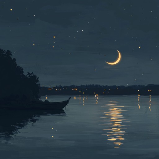 An instrumental piece that embodies the stillness of a moonlit night, using soft synths and light beats to create a relaxing ambiance. It's the perfect soundtrack for an evening of unwinding, with each note gently guiding the listener into a state of tranquility and peace.