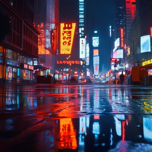 An intense electropop instrumental featuring edgy synth sounds and driving beats that evoke the atmosphere of a city at night. Layered electronic textures create a sense of mystery and excitement, as if exploring hidden corners under neon lights.
