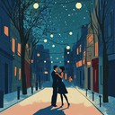 a smooth, soulful tango evoking love under starry skies