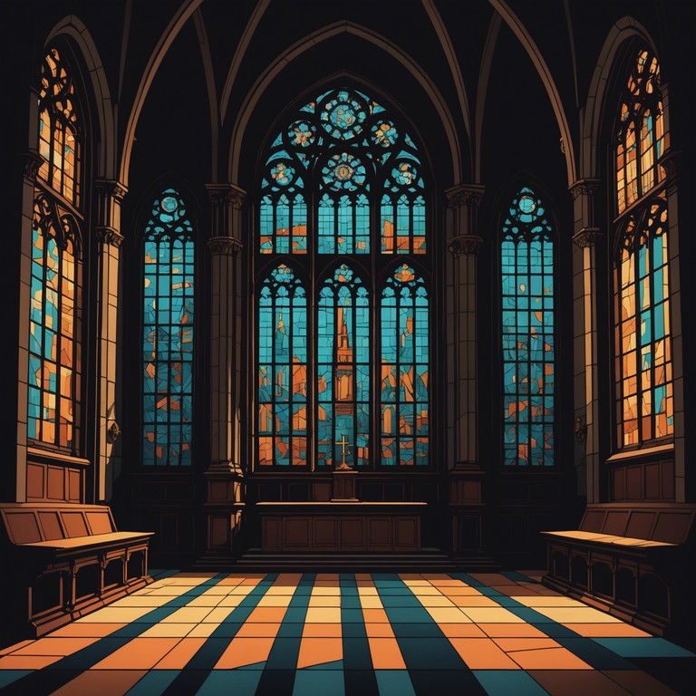 This instrumental piece merges the complex harmonies of baroque music with enigmatic undertones to create a suspenseful atmosphere. The song leverages the haunting timbres of a harpsichord to craft shadows that seem to dance in the twilight of an abandoned cathedral, echoing the mysteries of an era long gone.