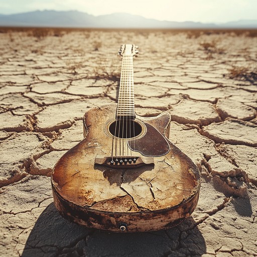 An evocative, slow paced blues rock piece that paints a sonic picture of solitary desert sands, featuring haunting guitar melodies and minimalistic percussion to enhance the feeling of eerie isolation.