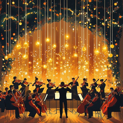 An exuberant symphonic composition that blends vibrant melodies with rich harmonies to evoke the warmth and joy of festive celebrations. The piece builds from a gentle opening into a grand climax, featuring sweeping strings, powerful brass, and dynamic percussion, encapsulating the spirit of unity and happiness.