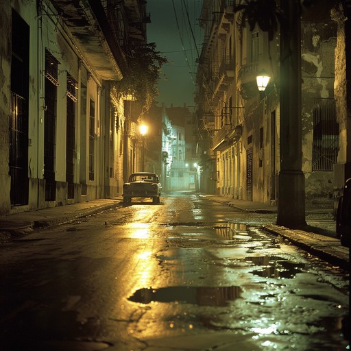 Explore the dark, seductive alleys of havana with a gritty mambo, featuring pulsating rhythms and fierce energy, to create an atmosphere of mystery and allure