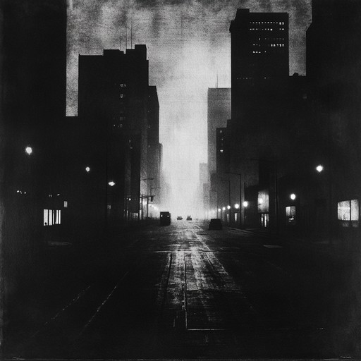 A textured ambient composition that weaves together industrial drones, distant metallic echoes, and subtle rhythmic pulses to evoke the haunting atmosphere of abandoned urban environments at night.