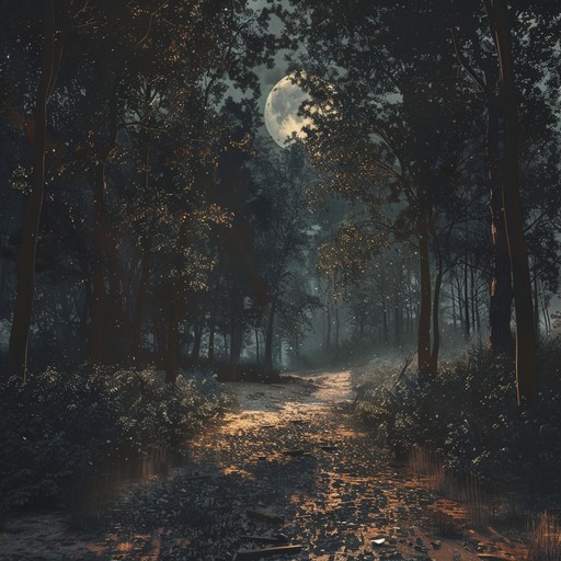 This track merges folk's ethereal and haunting sounds, creating an enchanting, euphoric atmosphere. It captures the mystery and magic of an enchanted forest at night, offering a unique blend of dark and light tones.