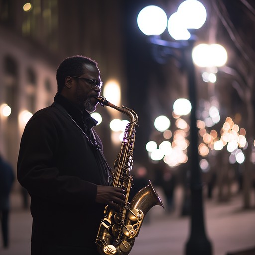 Sultry saxophones and soulful rhythms reflect the city's nightscape, blending smooth jazz with a touch of soul for a relaxing vibe.