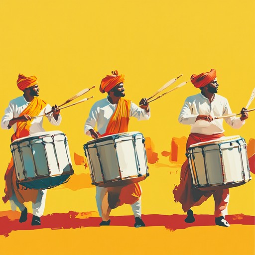 This track is built around the powerful, resonant beats of the dhol, highlighting traditional punjabi rhythms paired with contemporary electronic elements. The music captures the vibrant, dynamic spirit of a punjabi festival, incorporating festive melodies that evoke images of colorful dances and celebrations.