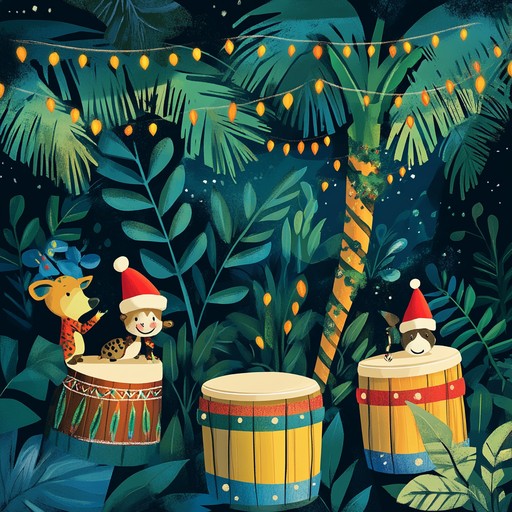 An extraordinary holiday tune that combines festive carols with the rhythmic charm of a caribbean jungle. Imagine the gentle sway of palm trees adorned with twinkling lights, while steel drums bring a unique twist to familiar melodies, evoking a sense of adventure and joy.