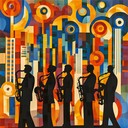 upbeat jazz soul tune radiating energy through dynamic rhythms