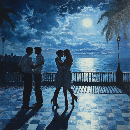 A captivating instrumental track with sultry undertones, the song combines smooth melodic lines with the rhythmic beats of a rumba. Perfect for late night dancing and evoking the romantic ambiance of havana nights.