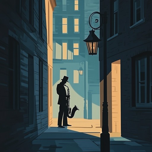 An instrumental swing piece that captures the essence of a midnight mystery, combining classic swing rhythms with enigmatic melodies that evoke the atmosphere of a noir film. The track features a smooth blend of saxophone and piano, leading listeners through shadowy alleys and dimly lit jazz clubs.