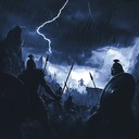 an aggressive symphonic piece evoking ancient battles and fury