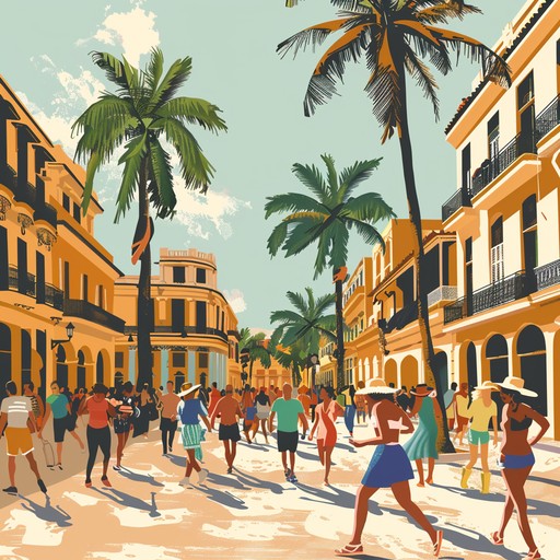 Experience the electrifying energy of havana with bouncy mambo beats. This track features spirited horns, lively percussion, and a groovy bassline, perfect for sun drenched street dances and joyous celebrations.