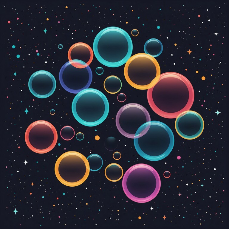 This track embodies the playful and surreal journey of bubbles floating through a digitized dreamscape. The electronic base brings a modern twist to a whimsical exploration, using synthesized sounds to create an environment where digital meets whimsy.