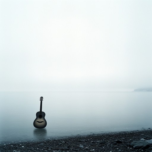 Picture an empty shoreline at night, where soft guitar strums and eerie piano notes create a bossa nova ambiance that is haunting yet utterly soothing.