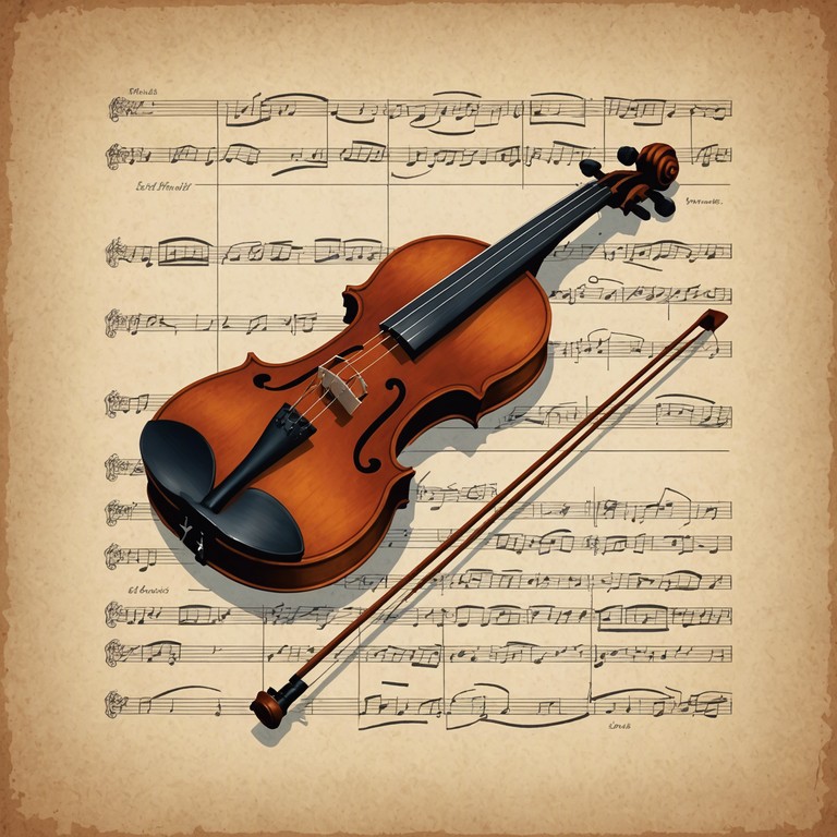 This instrumental track portrays a poignant journey through a landscape of muted joy and subtle sorrow, expressed through the delicate strings of a violin. It crafts a narrative of remembrance and nostalgic reflection, encapsulating moments of both happiness and melancholy. The composition further explores the complexity of emotions, making every note resonate with a deep, bittersweet feeling.