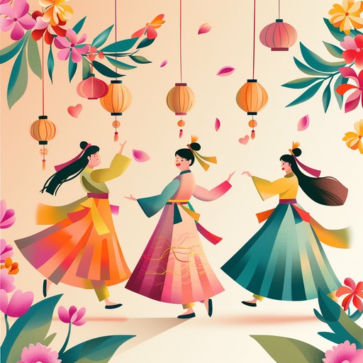 A celebration of cheerful melodies inspired by the lively atmosphere of japanese spring festivals. This track combines contemporary pop rhythms with traditional japanese musical elements, creating a vibrant and joyful listening experience. Dynamic changes in tempo and rhythm enhance its playful and engaging nature.