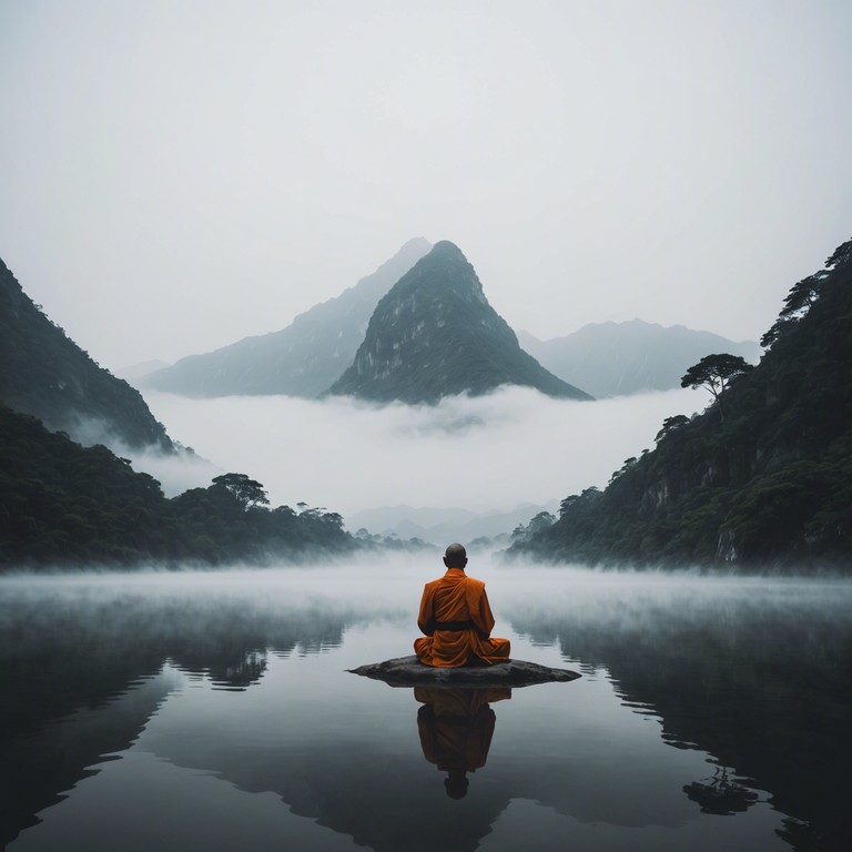 This track blends traditional tibetan singing bowls with contemporary ambient synthesizers, creating a peaceful soundscape that transports listeners through a meditative, spiritual journey. The fusion accentuates a sense of timeless serenity, making it ideal for meditation sessions or reflective moments.