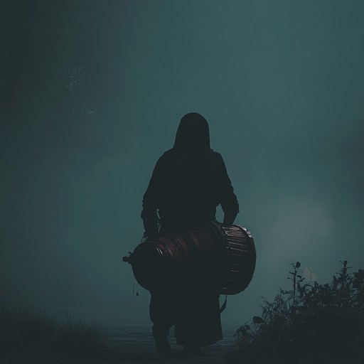 A chilling bangra composition featuring ominous dhol rhythms and haunting synth effects, evoking a sense of mystery and danger. The track combines traditional and modern elements, creating a captivating, dark musical experience.