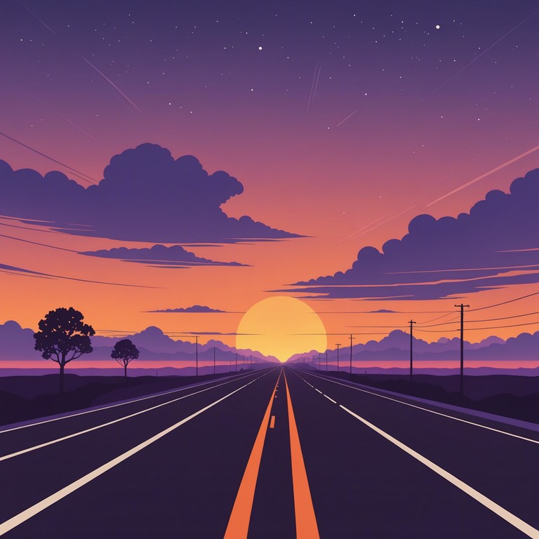 Crafting the perfect atmosphere for laid back evening drives, this track combines the rhythmic pulse of funk with the smooth aura of rock through mesmerizing electric guitar melodies and a hypnotic bass rhythm.