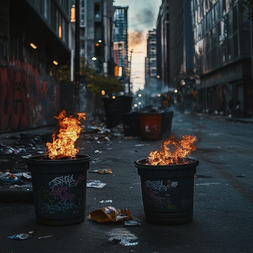 This fierce punk instrumental channels the raw energy of city streets uprising. Fast guitar riffs, intense drumming, and gritty bass drive the track, embodying the spirit of anarchy and rebellion for a high energy experience.