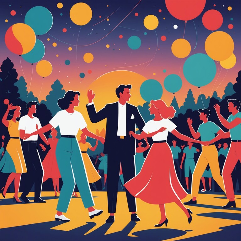 This track features an upbeat, infectious polka rhythm perfect for festive occasions and communal dancing, characterized by its joyful melodies and rousing tempo, predominantly highlighted by the accordion which adds a traditional yet vibrant touch. This piece captures the essence of celebration and is sure to incite a cheerful mood among listeners.